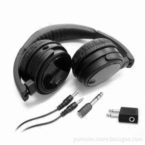 Noise-canceling Stereo Headset with 20Hz to 20kHz Frequency Response and 1.2m Cord Length